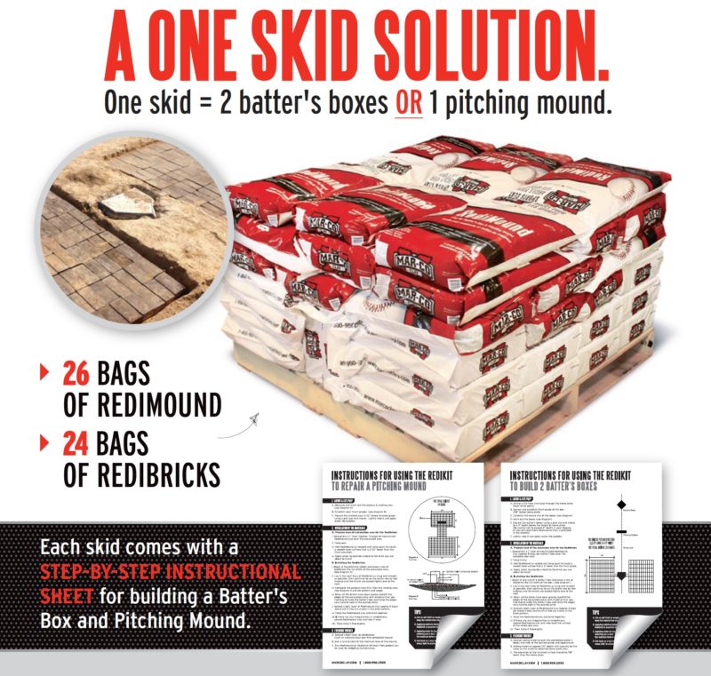 Clay for mounds and batter's boxes Buckeye Trade & Supply